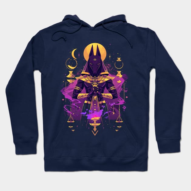 Anubis design Hoodie by obstinator